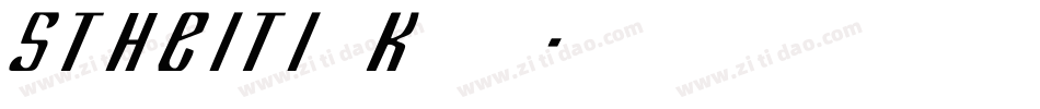 STHeiti K转换器字体转换